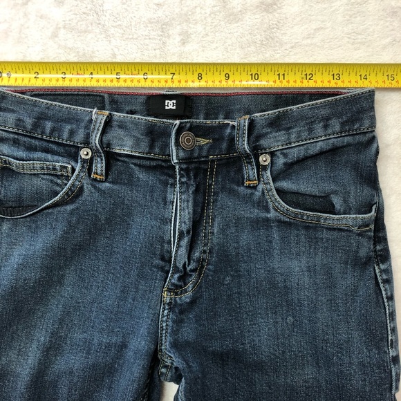 DC Shoe Co Dark Wash Straight Jeans 28 - Picture 11 of 13